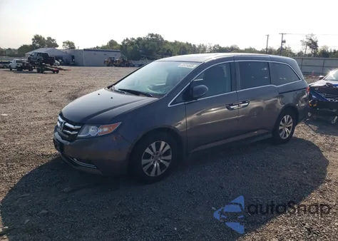 2016 Honda Odyssey Exl z USA, uszkodzony, nr VIN 5FNRL5H66GB123026
